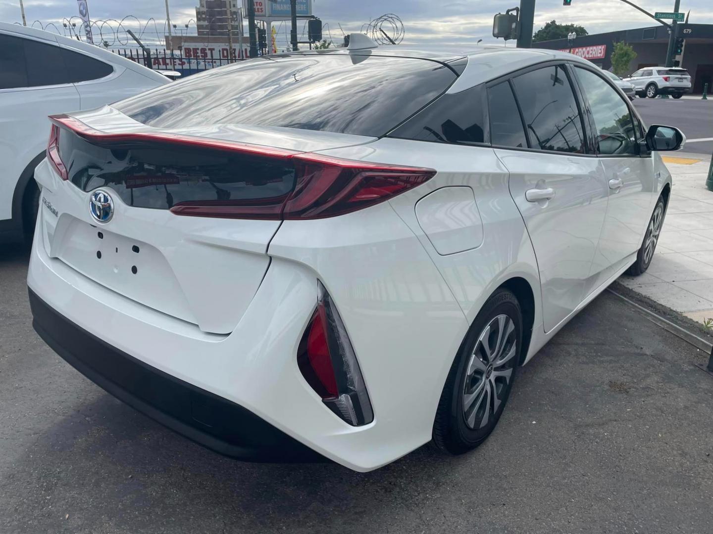 2020 WHITE /BLACK Toyota Prius Prime (JTDKARFP5L3) , located at 744 E Miner Ave, Stockton, CA, 95202, (209) 944-5770, 37.956863, -121.282082 - Photo#13